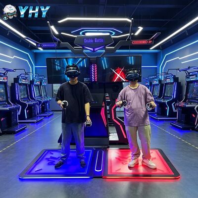 2 jogadores VR Walker Arcade Treadmill Machine VR Walking Simulator Virtual Reality Platform Walking Outdoor/Indoor Usos domésticos