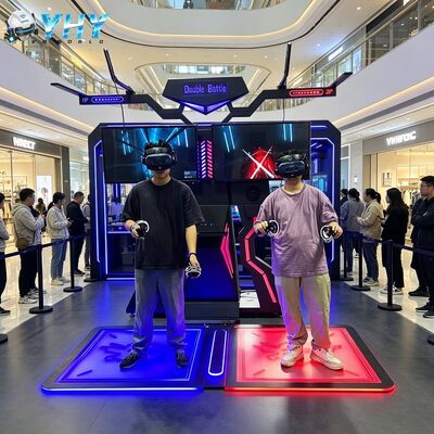 Golden Hand 9D VR Simulador Interativo Plataforma Permanente 2 Jogadores Interior/Exterior Durável Metal/Plástico HTC Vive