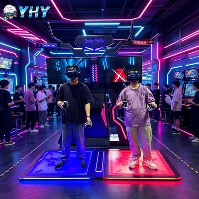 Multiplayer indoor 9D VR Cinema Jogos Interativos Simulador Plataforma Metal Construção Uso doméstico Creche-Friendly 60+