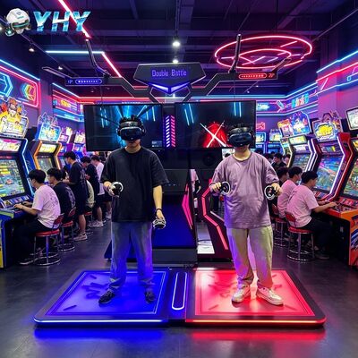 Parque de jogos de Guangzhou China Battle Games 2 Players Space VR FPS Game Simulator VR Arena