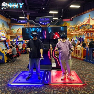 Multiplayer indoor 9D VR Cinema Jogos Interativos Simulador Plataforma Metal Construção Uso doméstico Creche-Friendly 60+