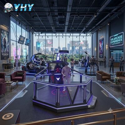 Fashion VR Walking Platform Parque de diversões Realidade Virtual 9d Game Console VR CS VR Simulator Game Console