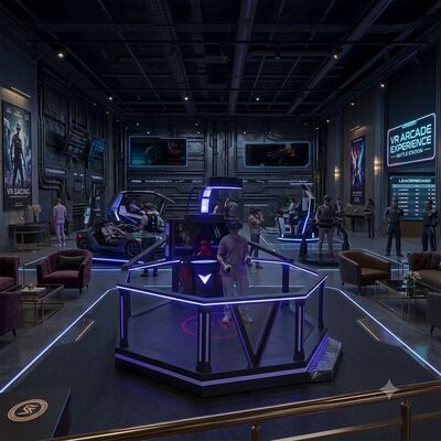 Equipamento de Realidade Virtual Jogos de Simulador VR 360 Plataforma de Caminhada de Realidade Virtual VR Equipamento de Plataforma de Posição