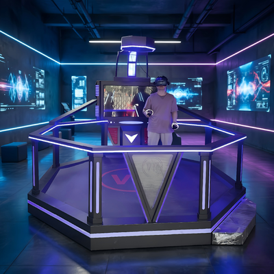 Parque temático Indoor Ganhar dinheiro Realidade virtual jogos de batalha máquina plataforma de caminhada VR
