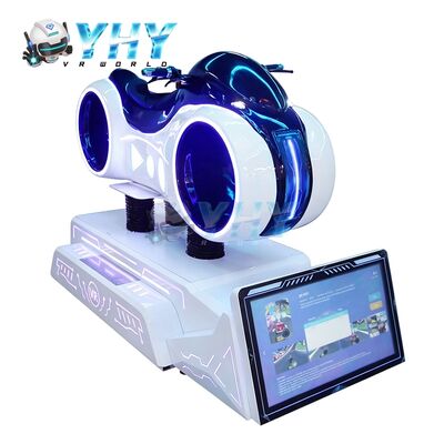 Máquina de jogo de motocicleta de corrida de realidade virtual 9D Simulador de direção de carro de corrida Simulador de moto VR