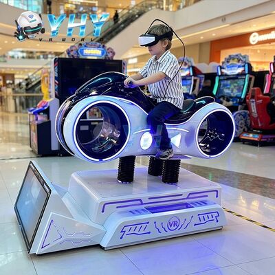 Máquina de jogo de motocicleta de corrida de realidade virtual 9D Simulador de direção de carro de corrida Simulador de moto VR