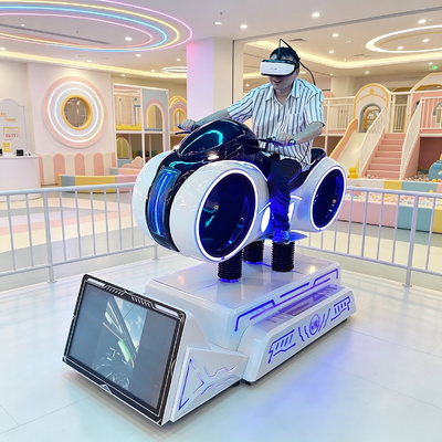 Equipamento de Realidade Virtual 360 para Playground Indoor Infantil, Jogos de Motocicleta a Moeda, Carro de Corrida VR 9D, Simulador de Moto VR 9D