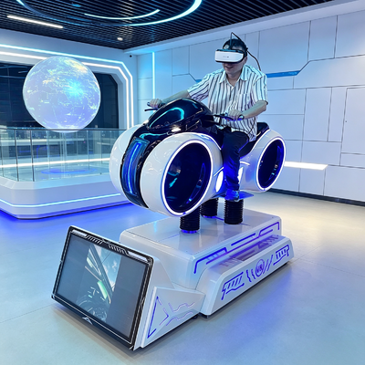 Máquina de jogo de motocicleta de corrida de realidade virtual 9D Simulador de direção de carro de corrida Simulador de moto VR
