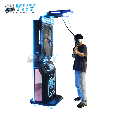 Novo design 9D VR Gun Fight Simulation Games Machine 1 Player Online Gun Certificado CE Tecnologia VR interior