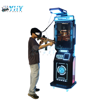 Máquina de Jogo de Arcade de Realidade Virtual 9D VR Comercial com Simulador de Tiro de Arma em Pé com Controlador de Movimento para Parque