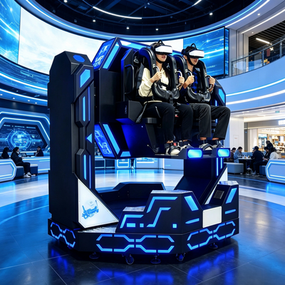 Simulador de Passeio de Movimento VR 1080 360 Interativo para 2 Jogadores para Parques Temáticos de VR Comerciais