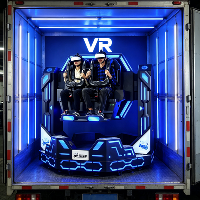 Simulador de Passeio de Movimento VR 1080 360 Interativo para 2 Jogadores para Parques Temáticos de VR Comerciais