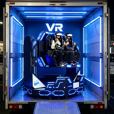 Double Player 1080 Graus Rotation VR Iron Warrior 360 720 1080 Motion Chair Máquina de Arcade de Realidade Virtual