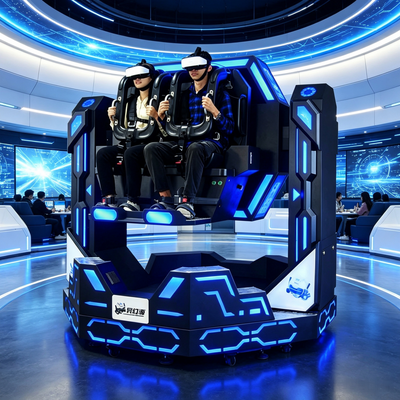 Double Player 1080 Graus Rotation VR Iron Warrior 360 720 1080 Motion Chair Máquina de Arcade de Realidade Virtual