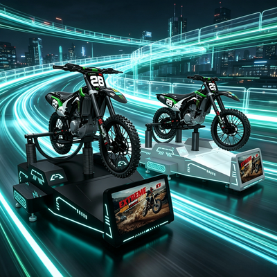 Máquinas de jogo de simulação de motor de montanha VR interativo direto da fábrica para entretenimento FEC