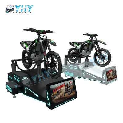 Máquina de Jogo de Motocicleta VR Comercial Pesada com Plataforma de Feedback de Movimento Dinâmico para Parques Temáticos