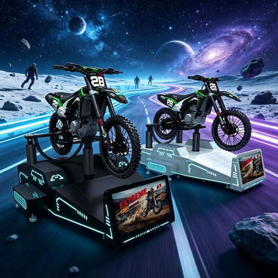 Máquina de Jogo de Passeio de Motor de Montanha VR 9D Lucrativa para Centros de Jogos Comerciais