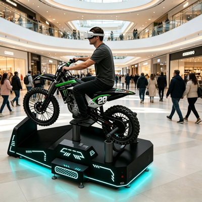 Máquina de Motocicleta VR Comercial Lucrativa para Jogador Único para Shoppings e FECs