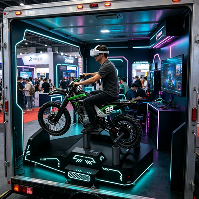 Simulador de Bicicleta de Montanha VR Comercial de Emoção Extrema: Experiência de Passeio em Tempo Real para Jogador Único