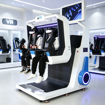 Máquina Simuladora de Movimento VR Rotativa de 360 Graus para Assentos Duplos Comerciais para Shoppings e Zonas de Jogos