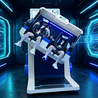 Máquina Simuladora de Movimento VR Rotativa de 360 Graus para Assentos Duplos Comerciais para Shoppings e Zonas de Jogos