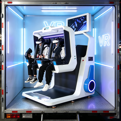 Equipamento dinâmico de jogos 360 VR com duas fechaduras de segurança