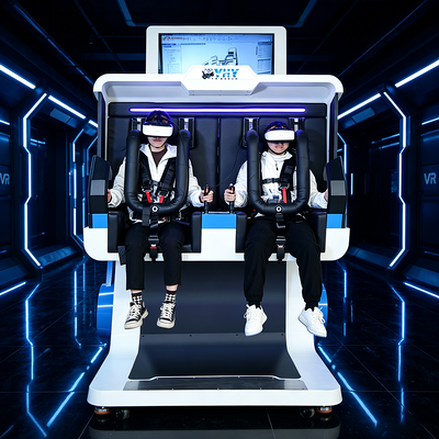 Equipamento de cadeira de movimento VR de 360 graus para 2 jogadores comerciais de alto desempenho