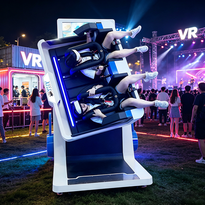 Plataforma de Movimento VR Dupla Espacialmente Econômica com Rotação de 360 Graus para Parques Temáticos e Shoppings