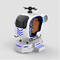1500W o simulador 9D do helicóptero VR personalizou Logo With Flight Movies