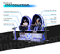 3 simulador do movimento da realidade virtual da cadeira do ovo do simulador do jogo VR do DOF com varredura do pé