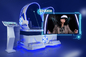 2 simulador para múltiplos jogadores da cadeira da realidade virtual do cinema do ovo do jogador 9D VR para o adulto e as crianças
