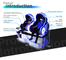 cadeira do ovo da realidade virtual de assentos de dobro do simulador do jogo VR das crianças 9D para o parque de diversões