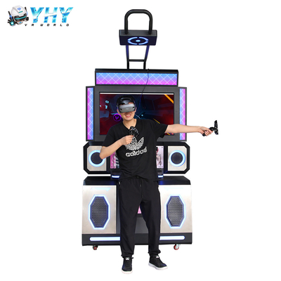 Dança Arcade Virtual Reality Machine do movimento do simulador do tela táctil 9D VR