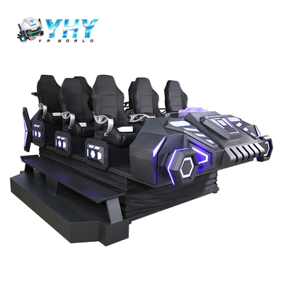 cadeira do movimento de Vr do simulador do cinema do cinema de 7D 9D VR com 9 assentos