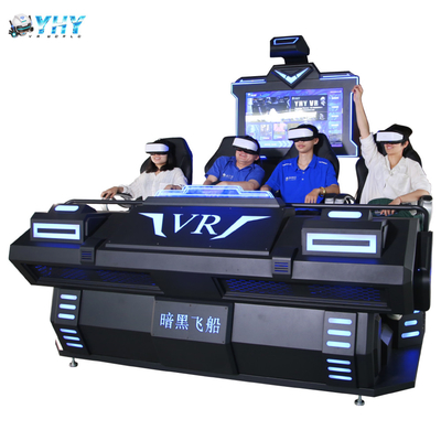 a máquina de jogos quatro do cinema do parque de diversões 9d VR preside o simulador do movimento de VR