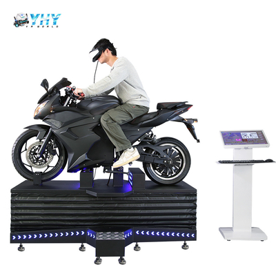 Motocicleta completa do movimento VR que compete jogos do simulador para o campo de jogos interno