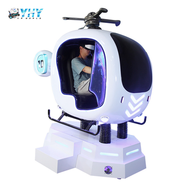 Parque temático 9D VR Simulador Helicóptero Flight Game Machine