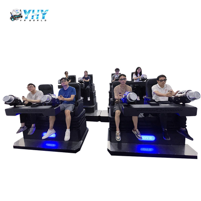 8 assentos 9D VR Cinema com óculos de tela de projeção 5 jogos 7D VR Egg Chairs