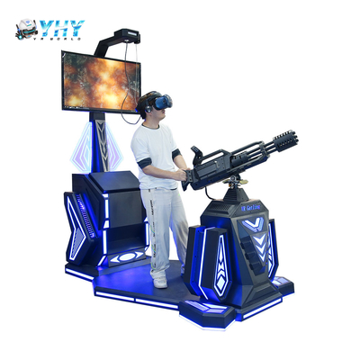 Máquina de jogos de realidade virtual de simulação de metralhadora Gatling YHY VR Arcade Game Machine