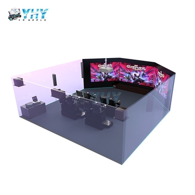 Equipamento do parque de diversões Vidro 3D Experiência imersiva Cinema 7d Multiplayer Assentos Filme com filmagem