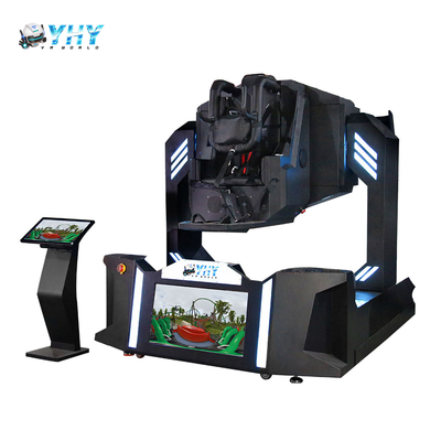 VR 9D 360 720 Graus Virtual Reality Rotating Simulator Dinâmica Cadeira Roller Coaster Flight Motion Single Seat Game Machine