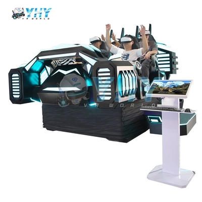 Cinema VR 9D Jogo de Vídeo Filme 3 DOF Plataforma Cadeira 6 Jogadores Teatro Vr Parque de Diversões Indoor Diversão