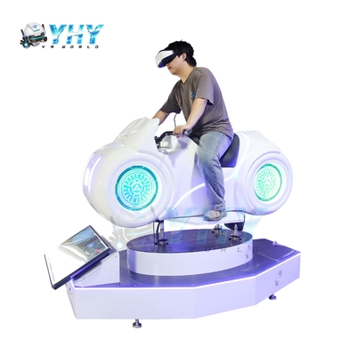 White Motorcycle Simulator Arcade Game Machine 9D Vr Motorcycle