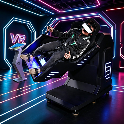 Máquina de Passeio de Montanha-russa VR Mini 360 de Grau Comercial com Cinto de Segurança de 5 Pontos