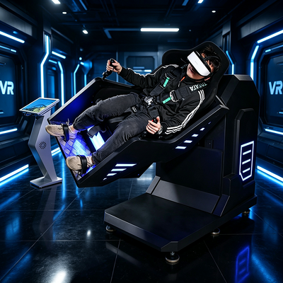 Máquina de Montanha-Russa VR de Assento Único com Rotação de 360 Graus e Efeitos de Alta Imersão