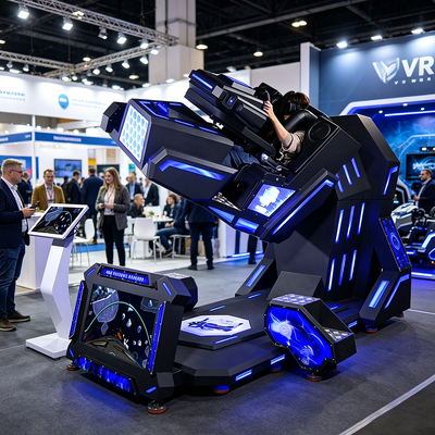Máquina de simulação de Terminator VR 360 de grau industrial para parques de diversões e FECs Parque temático