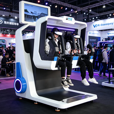Máquina Simuladora de Movimento VR Rotativa de 360 Graus para Assentos Duplos Comerciais para Shoppings e Zonas de Jogos