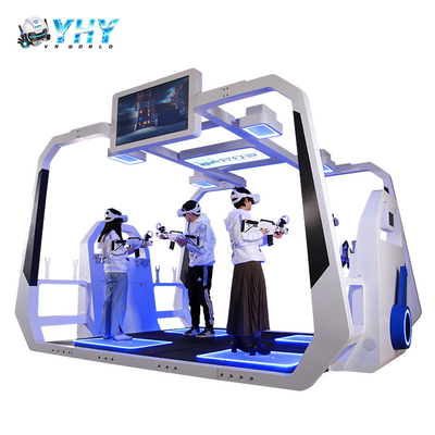 4 plataforma virtual da posição do simulador VR do tiro da arma da zona do jogo dos jogadores 2.0KW