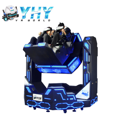 Passeio 1080 da montanha russa da realidade virtual dos jogadores do simulador 8.0KW dois da rotação 9D VR