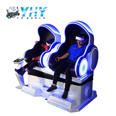 2 cinema a fichas do simulador do DOF 9D da cadeira do ovo dos assentos VR 3